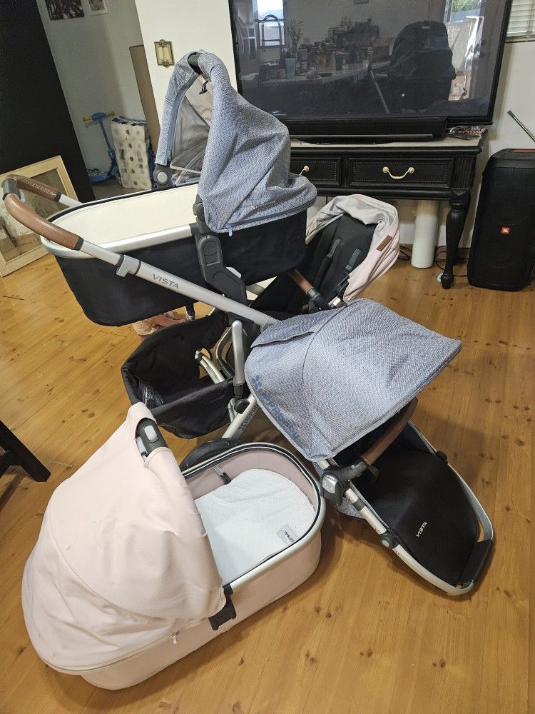 Double, Single Stroller Uppababy Vista