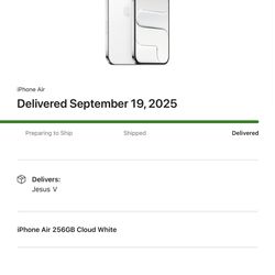 Vendo iPhone Air Blanco 256gb Desbloqueado