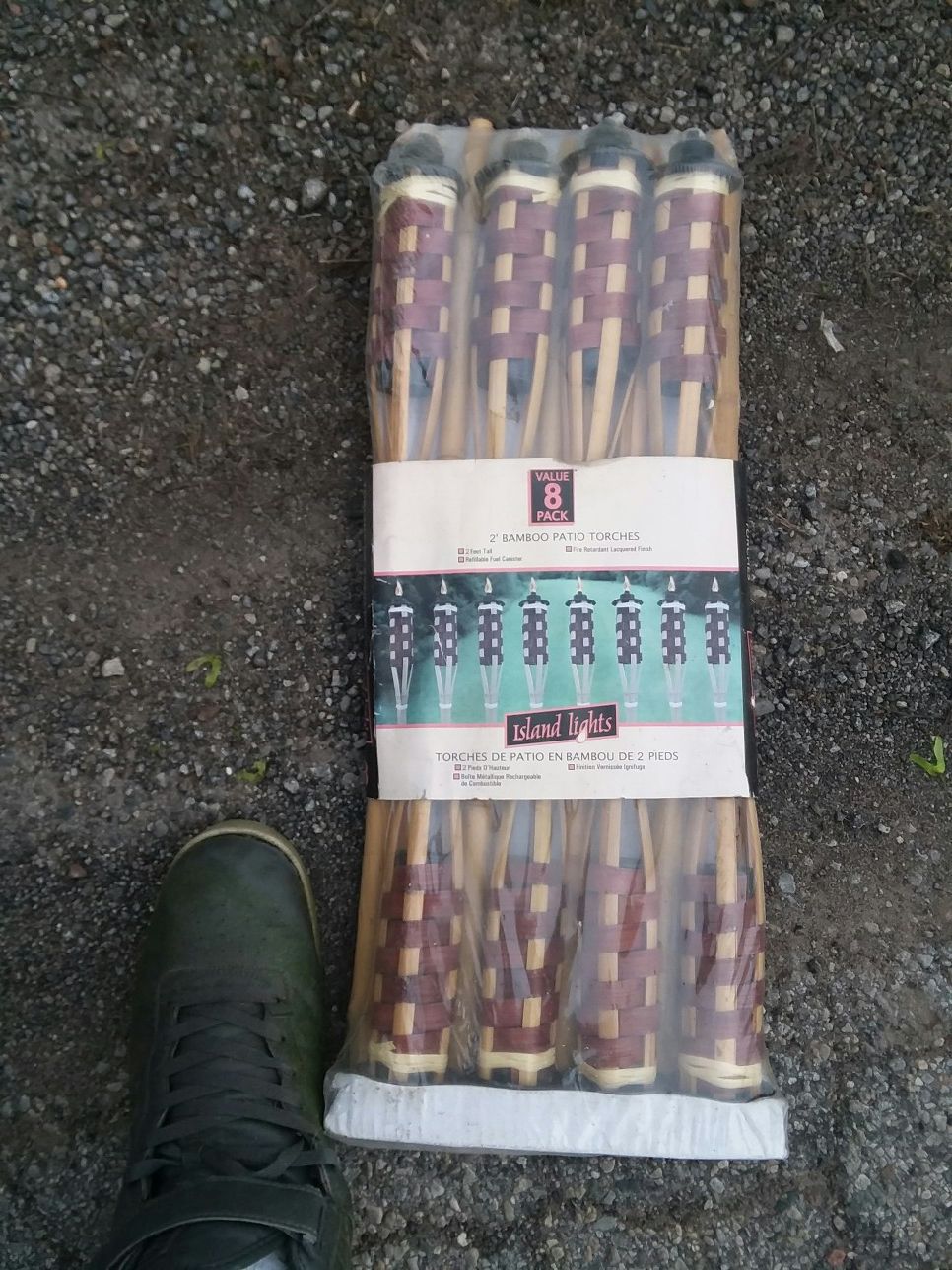 Small little tiki torches