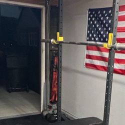 Squat Rack Pull Up Bar With Olympic Bar