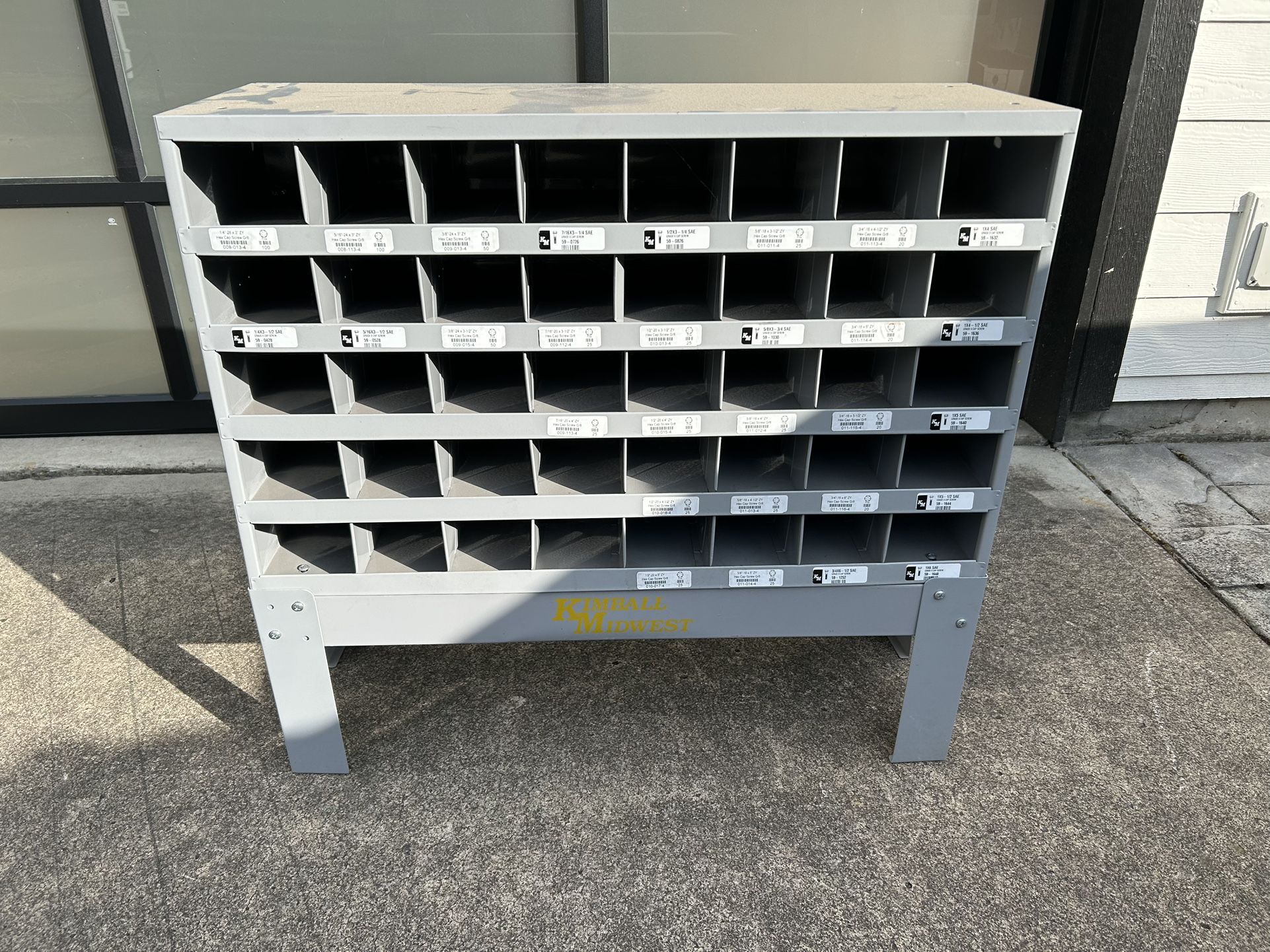 40 cubby storage bin for parts