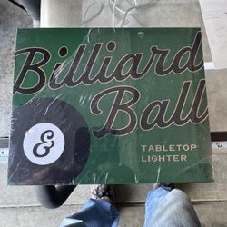 New Billiard Ball Table Top Lighter - Black 