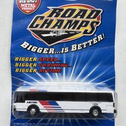 Die cast: Road Champs, METRO BUS, 1999, Metal, still in pkg