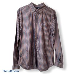 NWT Gap XL Wide Stripe Oxford Original Fit