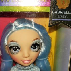 NEW Rainbow High Gabriella Icely Fashion Doll, Clothing BLUE hair