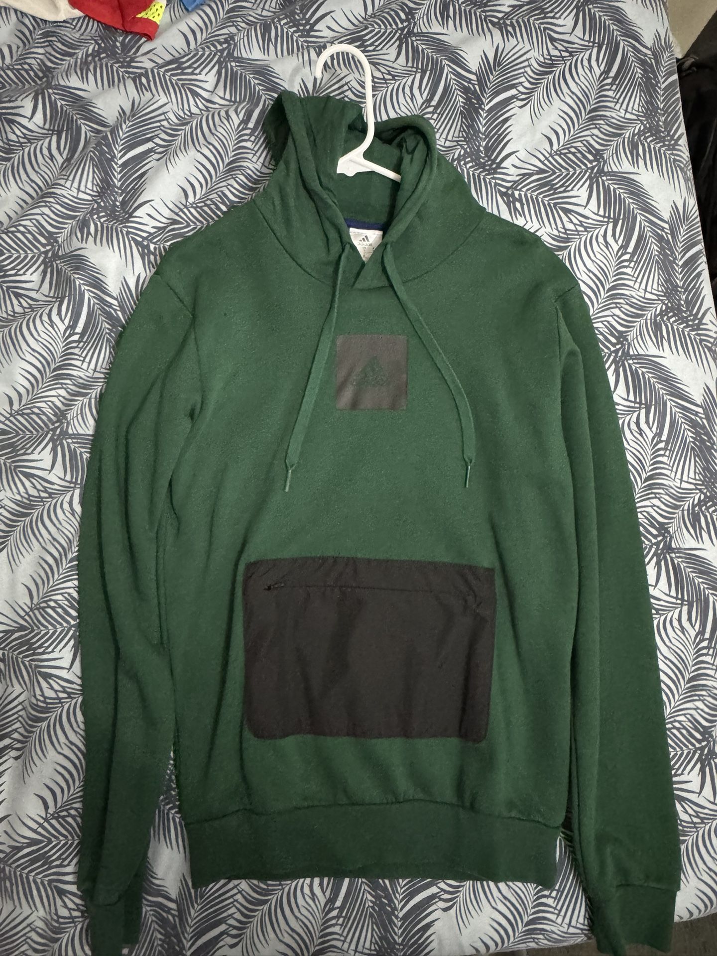 green adidas hoodie