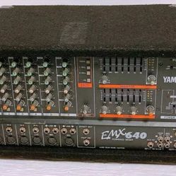 Emx640 Powered Mixer Amp And Harbingerlv7