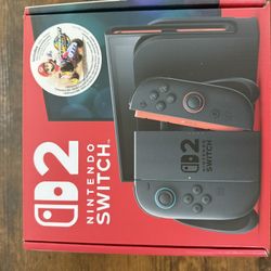 Nintendo Switch 2 Mario Cart Bundle New 