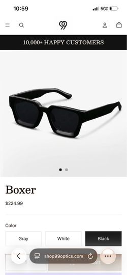 99 Optics Boxer Sunglasses in Black