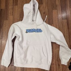 Men’s XS- White Venture Trucks Pullover Hoodie/sweatshirt– Blue Logo 
