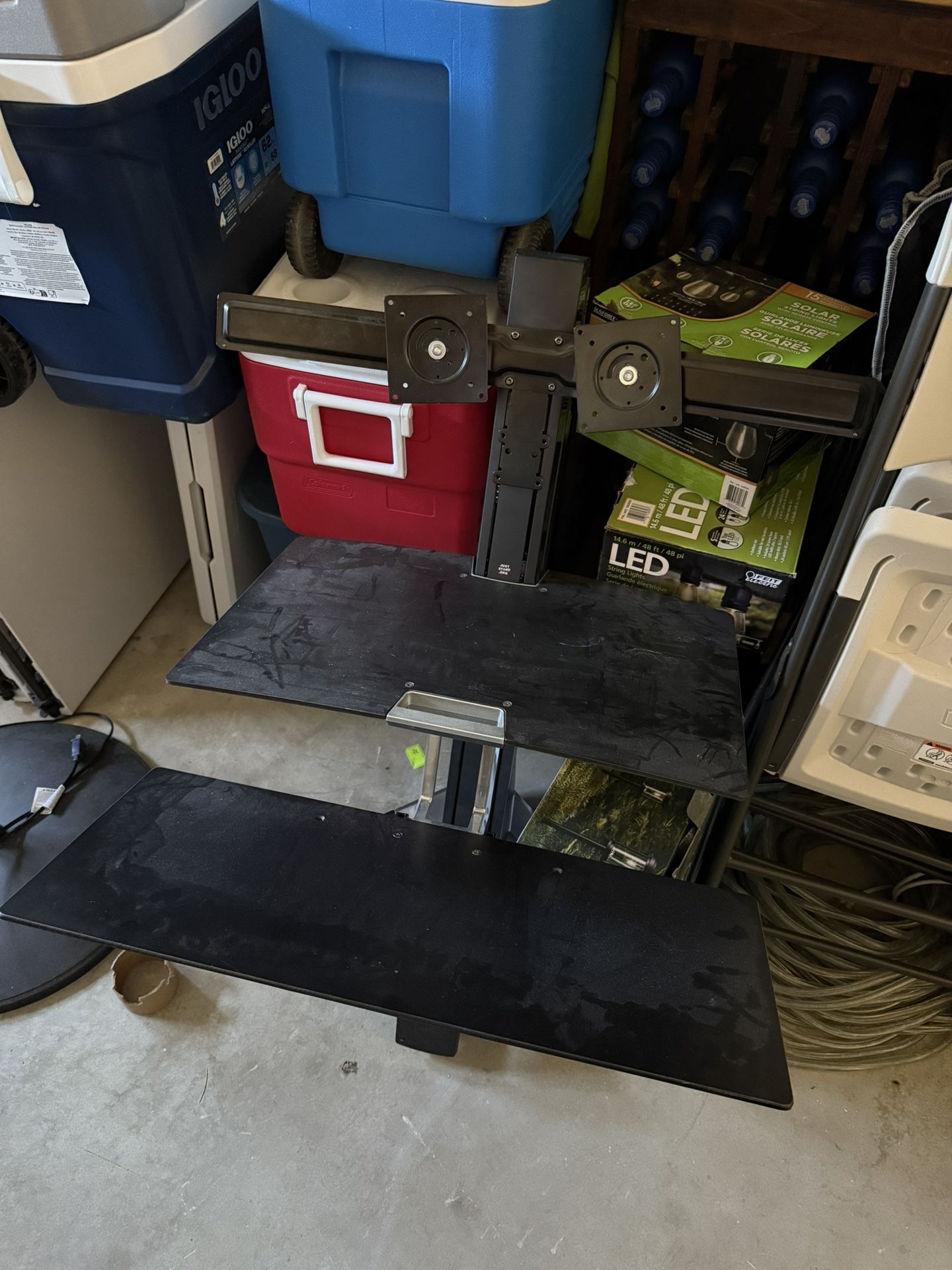 Standing Desk With Monitor Stands