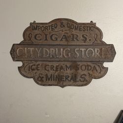 Metal Sign Art - Vintage Look