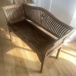 Solid Wood Bench 