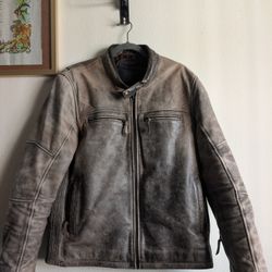 Brown and Black Leather Riding Jackets
