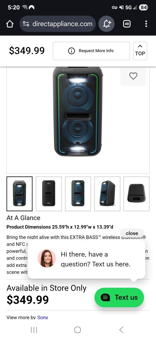 Sony Gtk - Xb7 Bluetooth Speakers