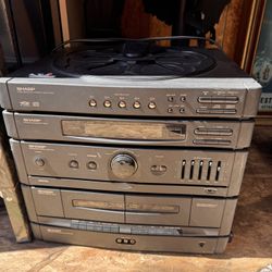 Sharp Cassette Cd Player