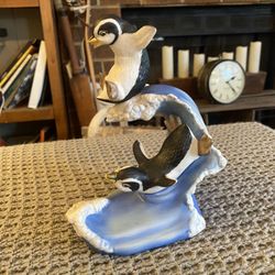 Vintage 1992 “Whoosh” Penguins by The Franklin Mint
