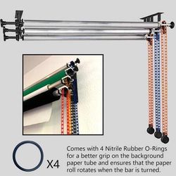 Extra Photography Backdrop Roll Holder Bar For Wall Mount System