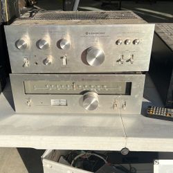 Vintage Kenwood Tuner And Amplifier