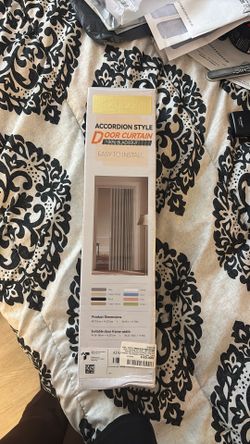 Accordion Style Door Curtain 100% Blackout