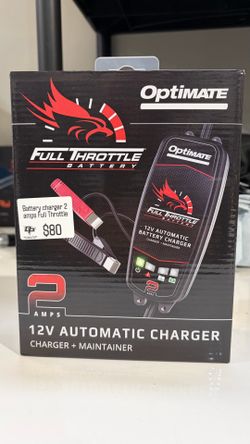 OptiMATE 12V 2A Automatic Battery Charger & Maintainer