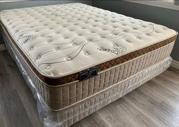Calking Organic Cloud Comfort Europillow Top 12inch Matres