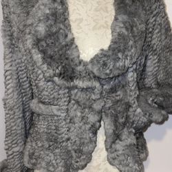 CACHE Rabbit 🐰 Fur Blazer Size XS Very Nice