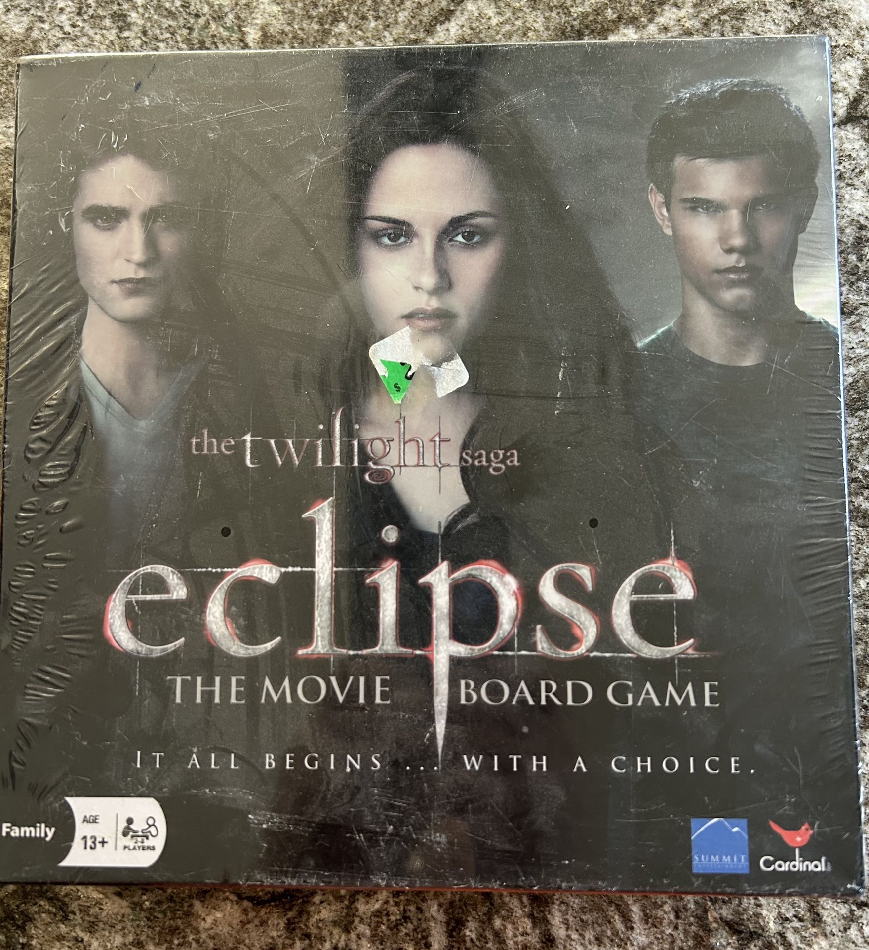 Unopened Twilight Saga Eclipse Movie Board Game