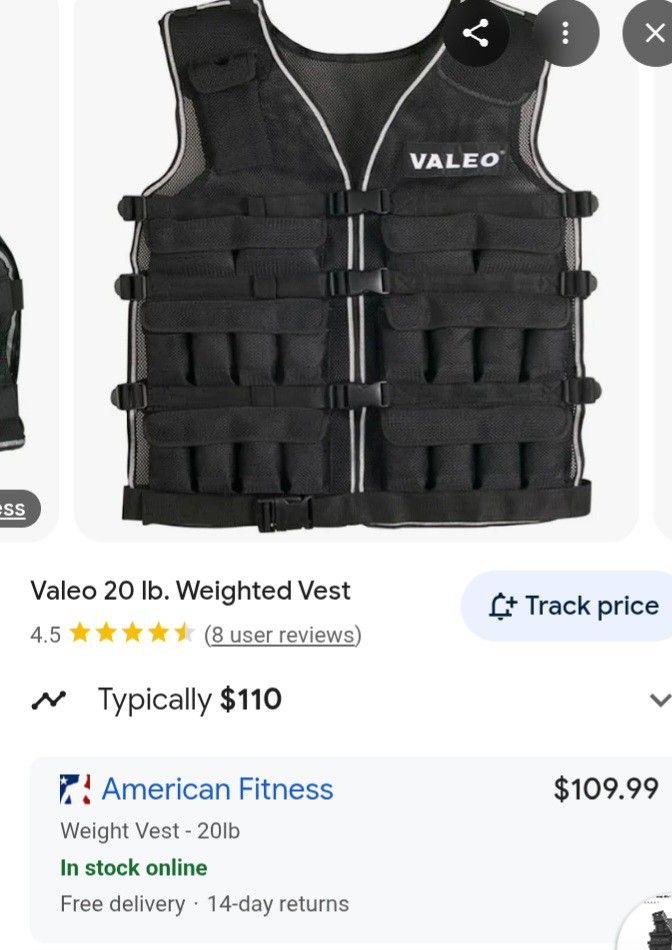 Vest Adjustable Weights 