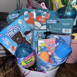 Easter Baskets $25 Every Thing Is Brand New Nothing Open I Have Different Themes Toy Story Mini Mouse Smurfs Dinosaur And Hot Wells My Little Pony 