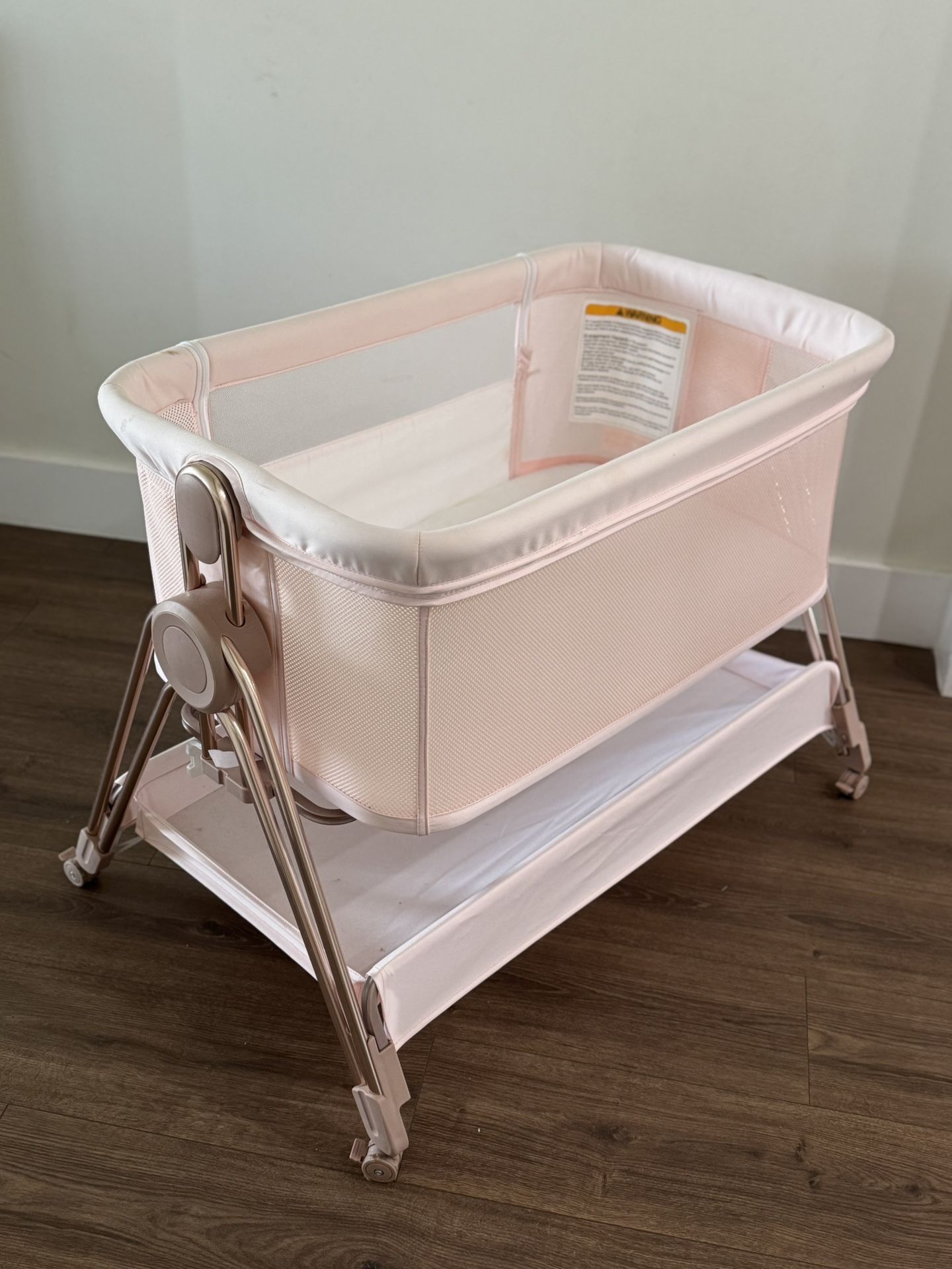 Pink Baby Bassinet