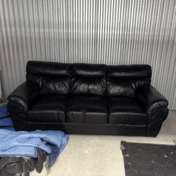 Leather Couch 