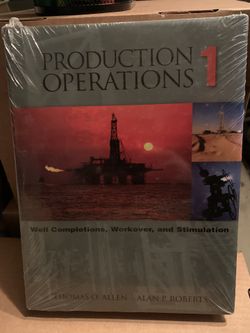 New Sealed Production Operations 1 (Well completions, Workover and Stimulation). Alan Roberts & Thomas Allen
