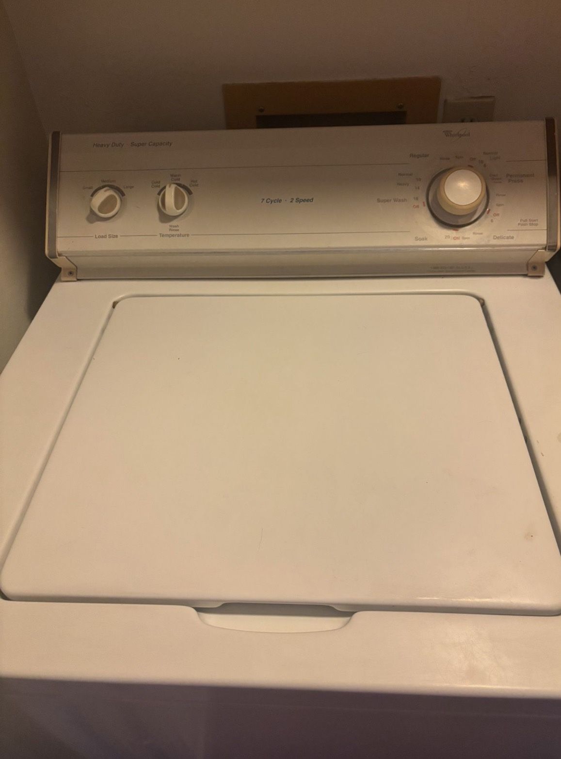 Whirlpool Washing Machine.