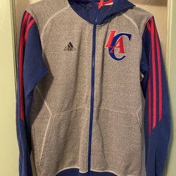 Los Angeles Clippers NBA Adidas On-Court Warm up Jacket Size S Excellent Condi