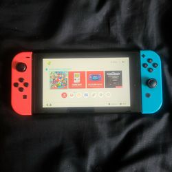 Nintendo Switch With Super Mario Odyssey