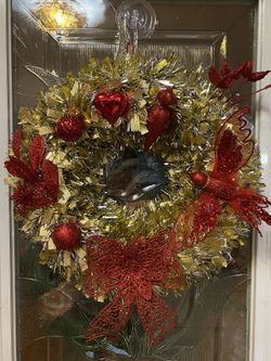Many lovely handmade wreaths