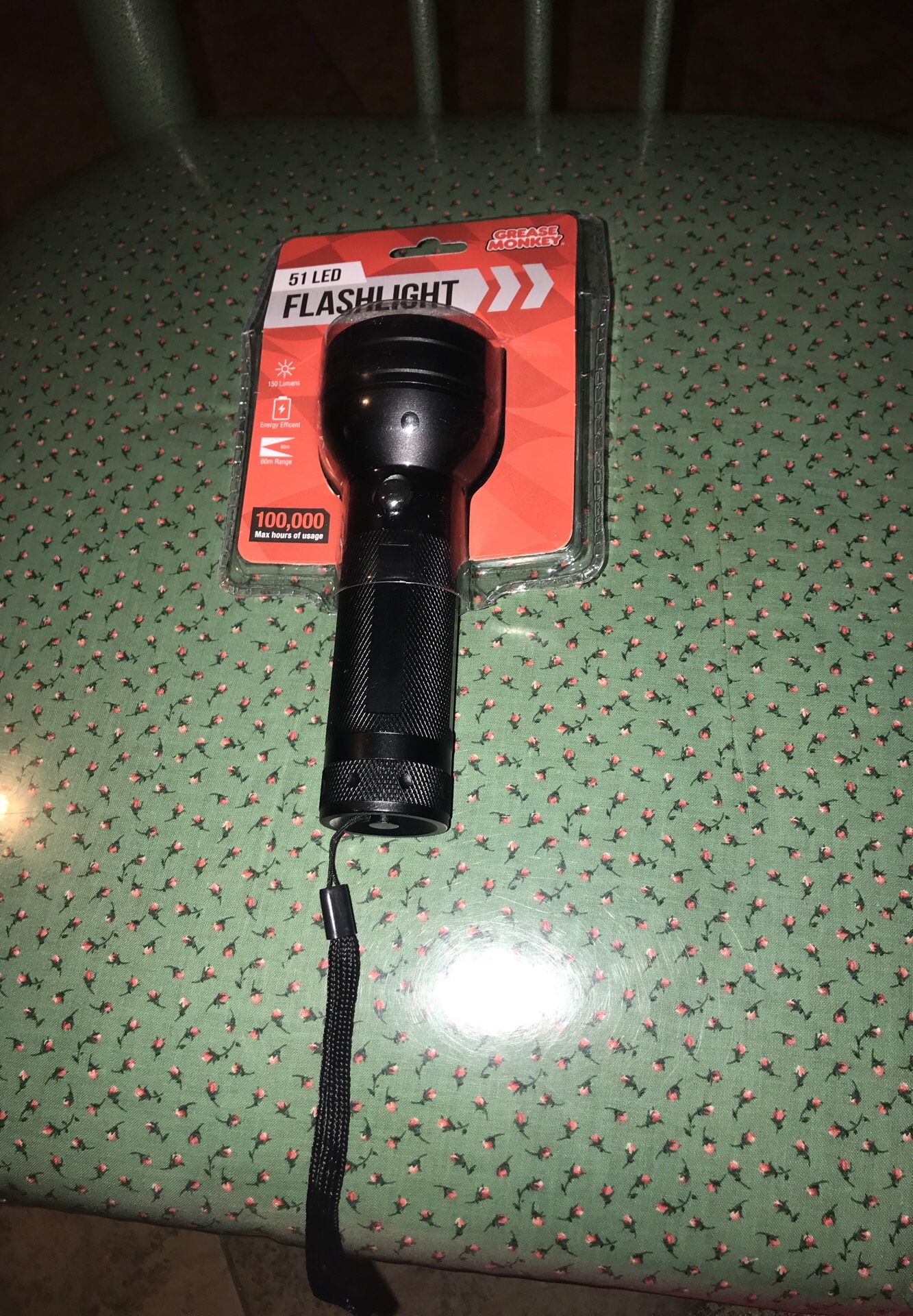 New Grease Monkey 51 LED flashlight 🔦 black