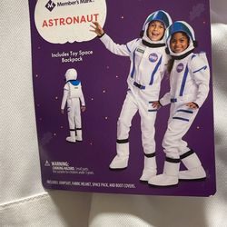 Small And Medium astronaut costumes kids 4-6  8-10 