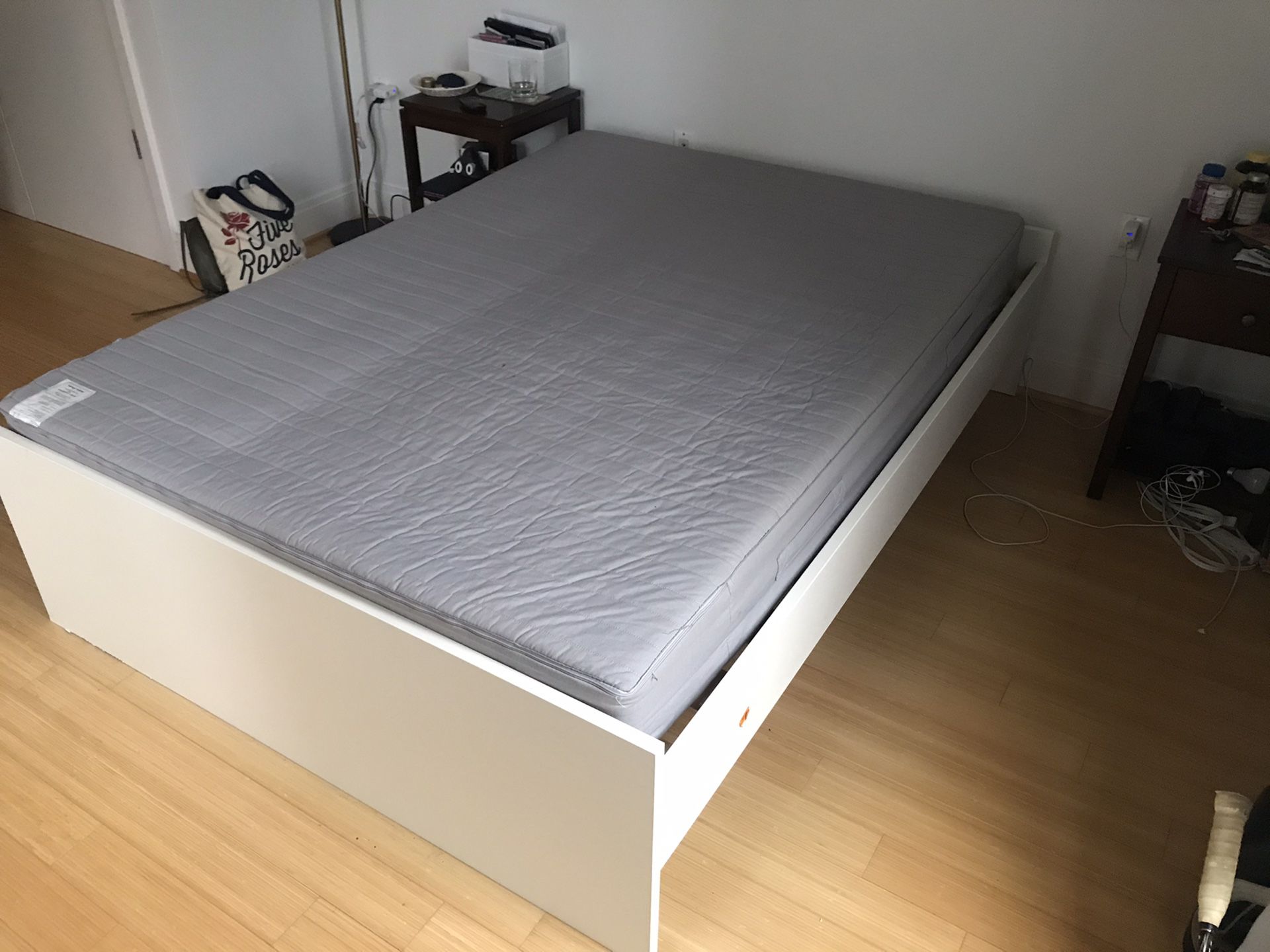IKEA Full Size Bed Frame and Mattress