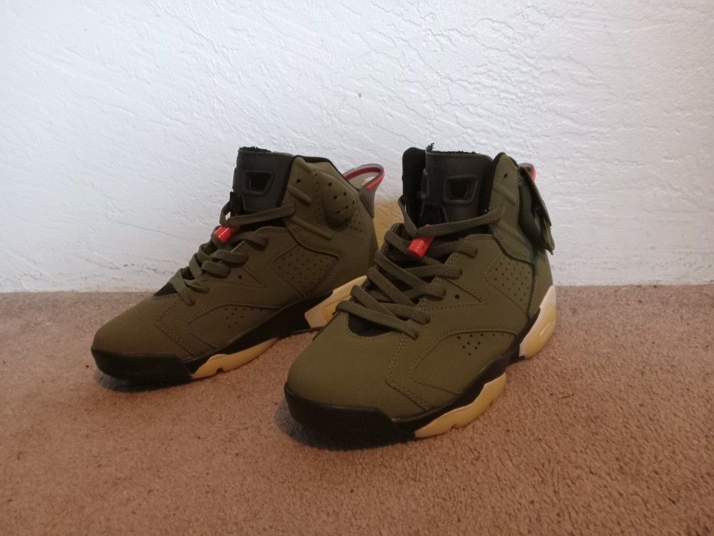 Travis Scott Olive 6s Size 8.5