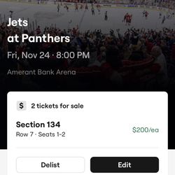 Florida Panthers Vs Winnipeg Jets 