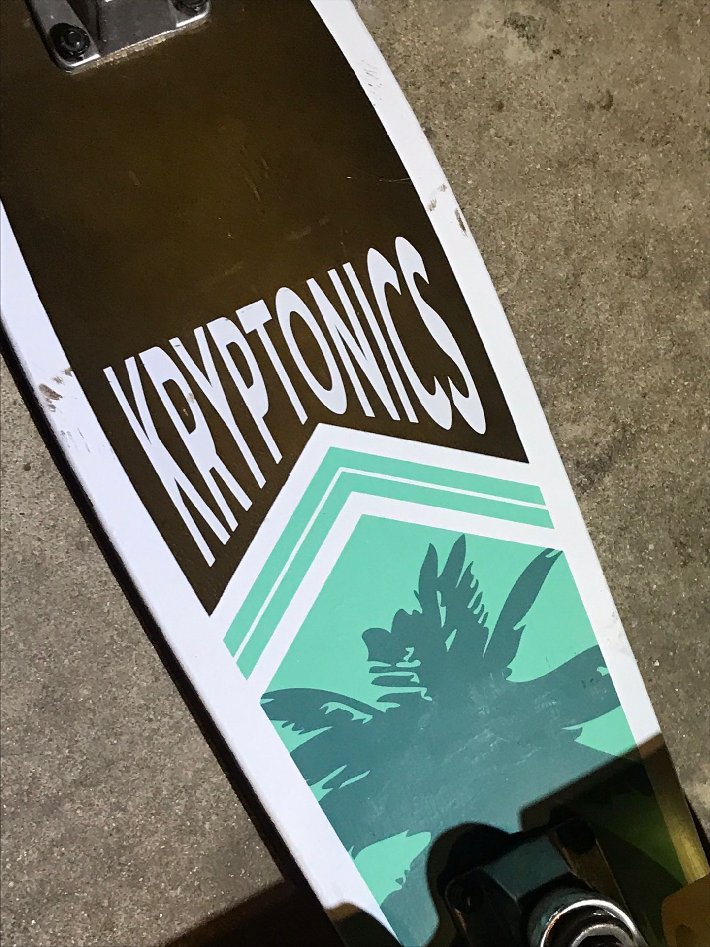 Bravo Sports Kryptonics Blue Teal Mini Cruiser Skateboard