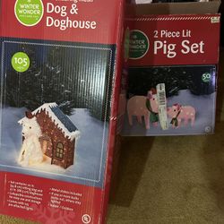 Christmas Outdoor Lighted Decorations “Reduced”
