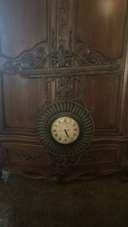 Large heavy Iron Clock
