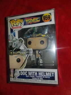 DOC BROWN WITH HELMET FUNKO POP 