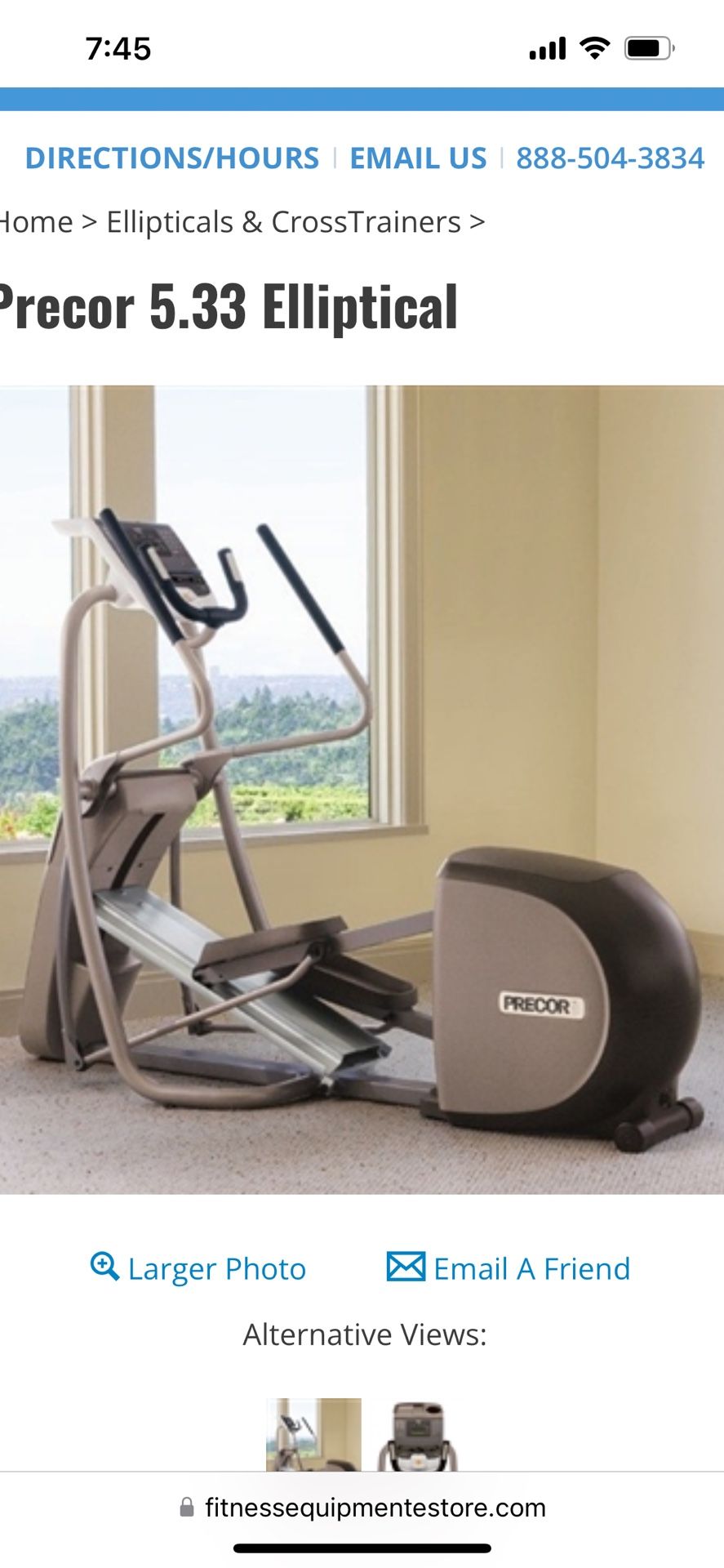 Precor 5.33 Elliptical