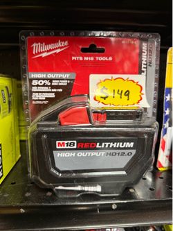 Milwaukee m18 12ah battery new