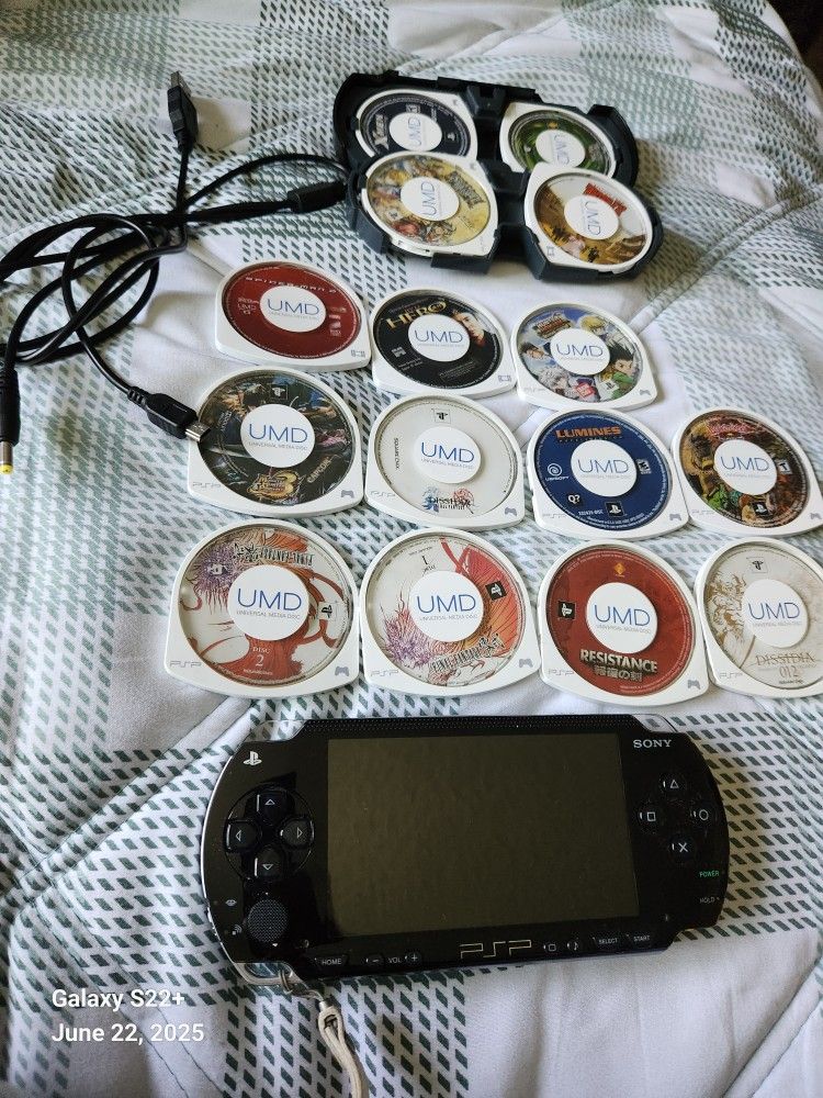 SONY PSP WITH GAMES AND MOVIES