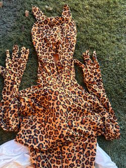 Youth size leopard bodysuits